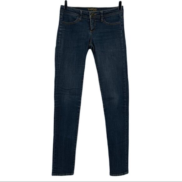 bebe Skinny Jeans - Dark Wash - Picture 1 of 10